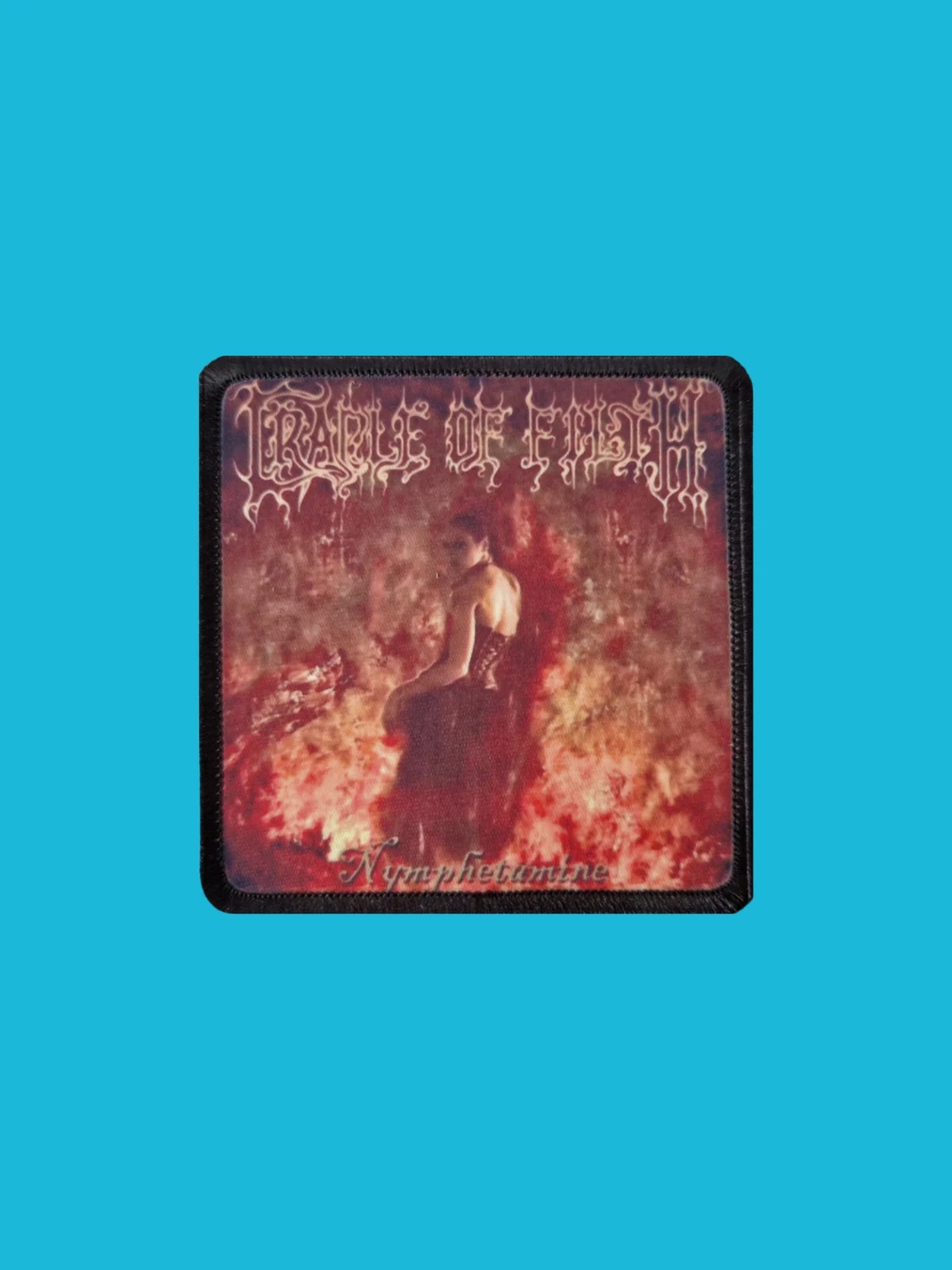 Patch Cradle of Filth - Nymphetamine - Imprimé - Carré de 7,5 x 7,5 centimètres
